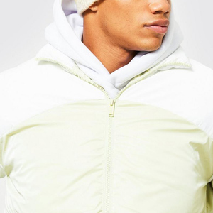 Custom Men’s Puffer <b>Jacket</b> For Winter Premium Casual Outdoor Wear For Men's Windproof <b>Zipper</b> Closure Side <b>Pockets</b> Men's Coat - Product Image 3