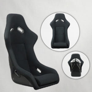 Asiento de fibra de carbono Retro Full Bucket Racing para piezas duraderas de tamaño de juego de la vieja escuela - Product Image 1
