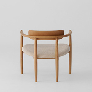 Sillón Escandinavo de Madera para Jardín, Sofá Individual para Exteriores, Cojín No Impermeable, Muebles de Exterior - Sammy - Product Image 3