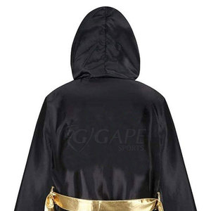 Robe de boxe à marque privée, tissu premium 100% polyester, vêtements de sport légers, fabricant en gros - Product Image 4