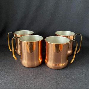 Fabricante Indio de Tazas Moscow Mule de Cobre Puro con Grabado Metálico para Beber - Product Image 3