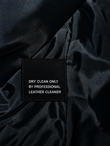 Unisex Black Genuine <b>Leather</b> <b>Trench</b> <b>Coat</b> Long Single-Breasted Notched Lapel Overcoat Durable Anti-Wrinkle Breathable Custom OEM - Product Image 4