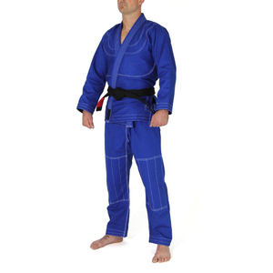 Uniforme de Judo Azul para Hombre, 100% Algodón, Duradero, Corte Regular, Ropa de Artes Marciales para Adultos - Product Image 3