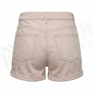 Plus Size Women <b>Denim</b> Shorts High Waist <b>Stretch</b> Jeans Ripped Casual Fashion Summer Wear For Outdoor Street Style Clothing - Product Image 2