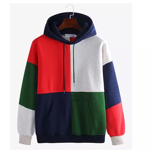 Nouvelle arrivée, sweat à capuche d'hiver coupe classique pour homme, respirant, logo personnalisé, couleur contrastée, 100% coton, coupe-vent - Product Image 1