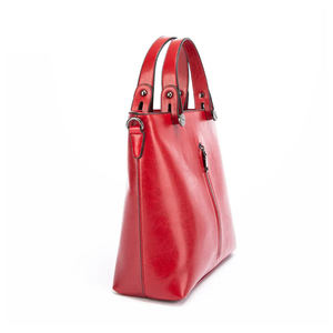 New Fashion Ladies Genuine Leather Vintage Water Resistant Portable Large Capacity Tote <b>Bag</b> Women's Business - Product Image 1