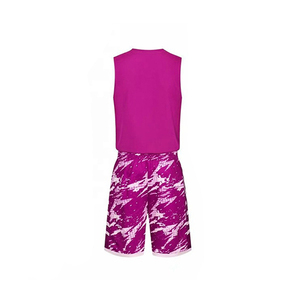 Uniforme de Baloncesto Transpirable de Secado Rápido, Suave y Cómodo, de Poliéster/Algodón, con Logotipo Personalizado, Diseño Moderno, para Hombres Adultos - Product Image 2