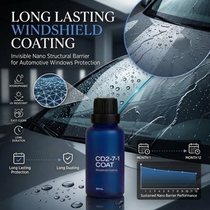 Durable Windshield Coating CD2-7-1 with Invisible Nano Barrier <b>Film</b> for Vehicle Windows Weatherproof Protection AntiScratch 30ml - Product Image 4