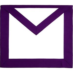 Delantal Masónico Premium York Rite con Borde Morado, Regalia Masónica, Ceremonia, Logia, Capítulo, Ropa Formal - Product Image 1
