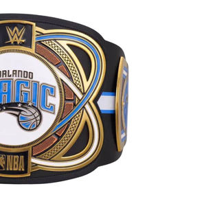 Cinturón de Campeonato de la NBA de los Orlando Magic, Personalizable, de Alta Calidad, Negro y Dorado, Cinturón Deportivo Personalizado, Edición de Coleccionista - Product Image 4