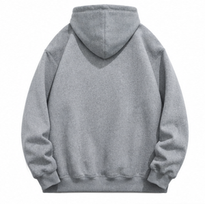 Sudadera con Capucha Extra Grande Premium, Felpa Suave, Hombros Caídos, Corte Regular, Bolsillo Canguro, Ropa Casual de Invierno, 100% Algodón - Product Image 5