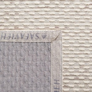 Tapis rectangulaire en coton tissé plat, couleur unie, avec dos antidérapant en caoutchouc, pour la décoration du salon - Product Image 6