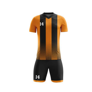 Proveedor Directo de Fábrica, Uniforme de Fútbol Impreso, 100% Poliéster, Antibacterial, de Secado Rápido, para Equipos, Venta al Por Mayor, Personalizado - Product Image 2