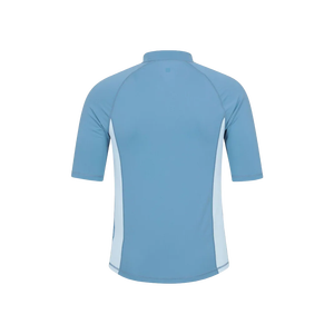 Men's Blue Quick Dry Short Sleeve Compression <b>T</b>-<b>Shirt</b> Slim Fit Solid Sporty Knitted <b>Polyester</b> O-Neck - Product Image 4