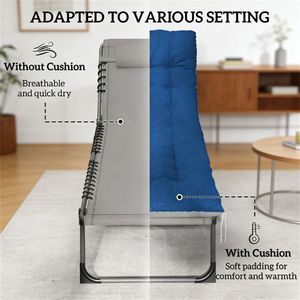 Sedia a Sdraio Pieghevole da Esterno per il Relax al Sole - Product Image 4