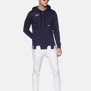 Vente en gros usine – Nouveaux sweats à capuche pour hommes, en molleton de coton mélangé, avec poches, style athlétique, basiques, personnalisables et effet vieilli, de haute qualité pour l'hiver - Product Image 3