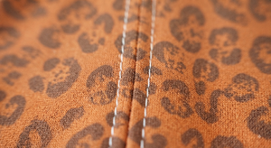 Leopard Print Embroidery <b>Knitted</b> Spandex <b>Women</b> <b>Tank</b> <b>Top</b> Racerback Sleeveless Fit Summer Casual Wear - Product Image 4