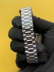 Reloj BOJ Plain R.O.L.E.X.21 de 41 mm, Elegante en Tono Blanco, Acero Inoxidable, Esfera con Índices en Tono Rosa, Acero Inoxidable Suizo, Precio Bajo, Gran Venta - Product Image 4