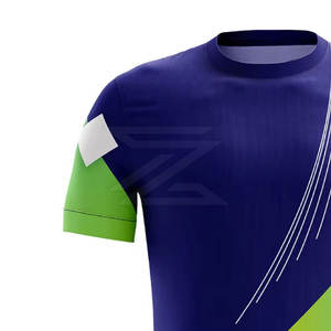 Camiseta de Fútbol de Manga Corta para Hombre, con Logotipo Personalizado, Impresión por Transferencia de Calor, Transpirable, con Servicio OEM, Venta al Por Mayor - Product Image 4