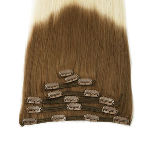 Kswigs ผมต่อแบบคลิปหนีบผมแบบ100% ธรรมชาติผมเรมี่ผมแยกแบบนุ่มเงางามเป็นธรรมชาติ - Product Image 1