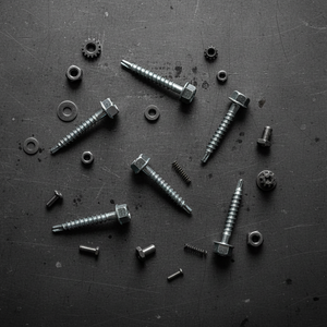 Tornillos Autoperforantes de Cabeza Hexagonal, Acero Métrico, Zincado, Rosca Gruesa, Clase 8.8 - Product Image 5
