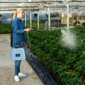 1 pezzo 1.3 gallone elettrico telescopico irroratore automatico portatile spruzzatore 3 spruzzi spalline a tracolla per la pulizia - Product Image 1