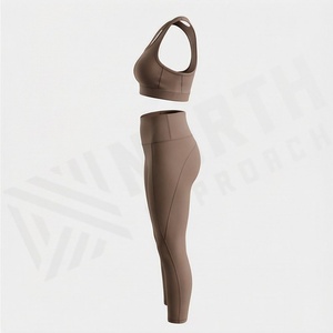 Conjunto de Yoga sin Costuras de Spandex para Mujer, Ropa Deportiva para Gimnasio, Fitness, Ejercicio, Entrenamiento - Product Image 3