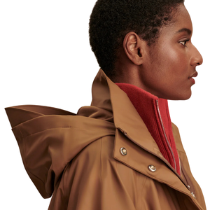 Veste de pluie longue pour femme, imperméable, à capuche, trench-coat léger, coupe-vent, parka décontractée pour les voyages, printemps, automne - Product Image 6