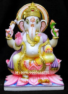 Magnifiques statues de Ganesha en pierre de grès - Product Image 2
