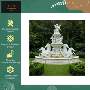 Fuente de Agua para Exteriores Resistente a la Intemperie de Primera Calidad, Fuente de Jardín de Mármol Duradera con Garantía de por Vida a Bajo Precio - Product Image 3