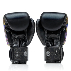Gants de boxe YAMANTAKA Premium, édition limitée, en cuir véritable, confortables, pour le kickboxing et l'entraînement MMA - Product Image 5