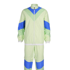 <b>Mens</b> Color Block <b>Track</b> <b>Jacket</b> Stand Collar Full Zip Vintage Windbreaker Custom Logo Lightweight Outdoor Sportswear Activewear - Product Image 5