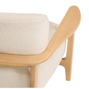 Muebles de silla de jardín de madera de teca minimalistas modernos, asientos de espuma gruesa, cómodos y resistentes, precios competitivos - Product Image 3