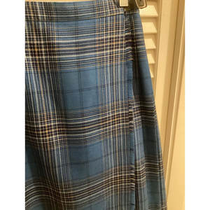 Kilt Escocés Tradicional Clásico 2026, Plisado, Azul Truro Tartan, 100% Lana, Cierre con Hebilla, Falda para Mujer - Product Image 3