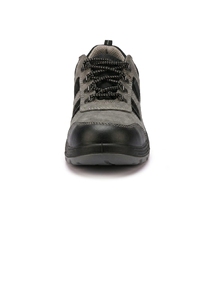 Chaussures de sécurité en PU de qualité supérieure avec semelle double densité, plaque intermédiaire en acier Kevlar et doublure respirante pour usage industriel – En vente - Product Image 2