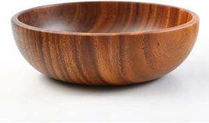 Bol à fruits sur piédestal en bois, design moderne décoratif, fait main, compatible lave-vaisselle, écologique, Lavie Creations Table - Product Image 4