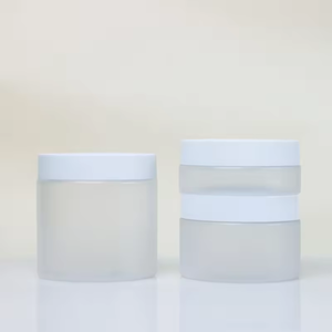 Cosmetic Jars Wholesale from Vietnam <b>Body</b> <b>Scrub</b> Cream with Lid Frosted White PET Jars 4oz 100ml 120ml 150ml Capacity Pavico - Product Image 2