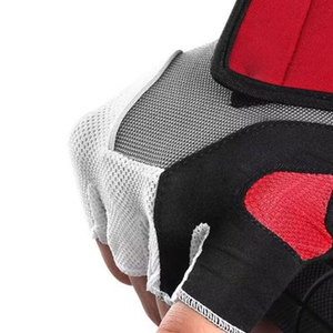 Meilleurs gants de cyclisme de course en cuir, nouveau design, demi-doigts, respirants, durables, antidérapants, avec fermeture auto-agrippante réglable et sangle de poignet - Product Image 3