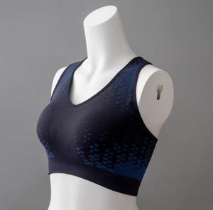 Soutien-gorge de sport sans couture en jacquard pour femme, dos nageur, idéal pour le yoga - Product Image 2