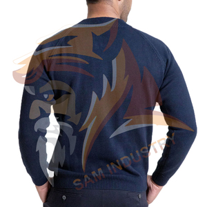 Pulls pour hommes personnalisés, couleur unie, motif uni, en vente, qualité supérieure, sur mesure, confortables, élégants, durables - Product Image 2