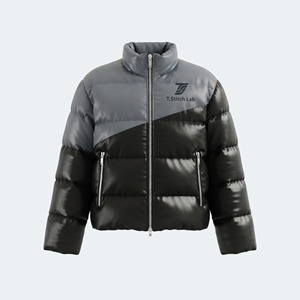 Servicios OEM, Chaqueta Acolchada para Hombre de Alta Calidad, Impermeable, para Invierno, con Logotipo Personalizado, Diseño Moderno, Cierre de Cremallera, Bolsillo Frontal - Product Image 4