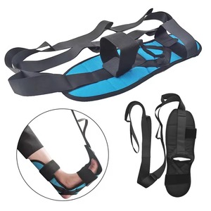 Sangle de yoga flexible pour étirement des fascias, bande d'étirement des pieds, rééducation post-AVC et hémiplégie, sangle en tissu polyester pour les jambes - Product Image 5