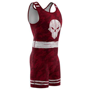 OEM Wrestling Singlet Custom Printed Sublimation Wrestling Uniform Quick Dry <b>Athletic</b> Sports Wear Custom Team Logo Gym Singlet - Product Image 3