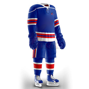 Ensemble d'uniformes de hockey sur glace professionnels avec maillot et pantalon légers et confortables pour les entraînements, les matchs et les compétitions - Product Image 3