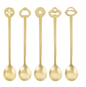 <b>Buffet</b> Service Metal Coffee Tea Spoon Stainless Steel Sugar Spoon Dessert Spoon Kitchen Dining <b>Table</b> Use - Product Image 1