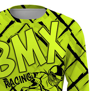 Custom Motocross Jersey 100% Polyester Micro <b>Mesh</b> Fabric with Never Fading Color MX Dirt Bike Jersey Kids Motocross Jersey - Product Image 5