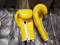 Set de Guantes de Boxeo Fly Superlace, Personalizados, de Cuero Genuino, Alta Calidad, Transpirables, Antideslizantes, con Protección Facial y para la Cabeza