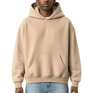 Sweat à capuche pour homme, hiver, 100% coton, doublure polaire, anti-rétrécissement, logo d'équipe, manches raglan, gris numérique/bleu royal - Product Image 2