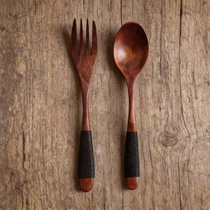 High Quality Eco-Friendly Heavy Duty Food Grade Wooden Spoon Artisan-Crafted Natural Wood Finish Stylish Cooking 4 pcs Set - Product Image 3