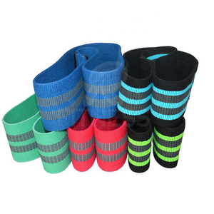 Ensemble de bandes de résistance en tissu antidérapantes pour les fessiers, bandes de fitness en boucle pour l'entraînement des fessiers et des jambes, yoga, fitness, entraînement à domicile et en salle de sport - Product Image 5